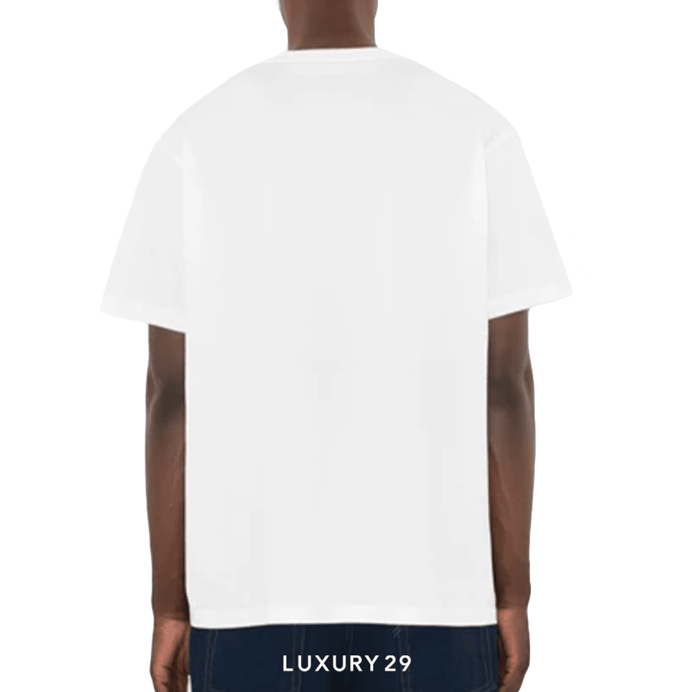 Burberry Logo Cotton T-shirt White(XL, White)