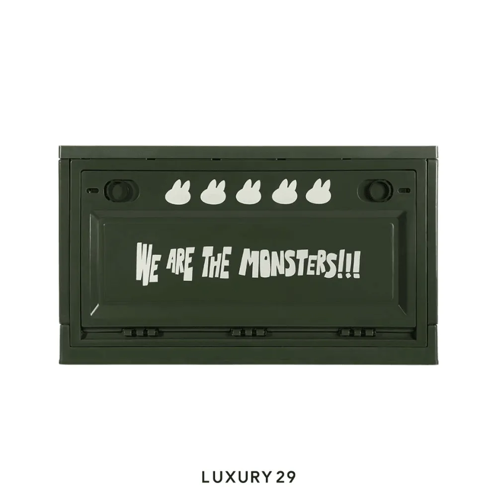 POP MART THE MONSTERS Home of the Elves Series-Storage Box Green(Free Size, Green)