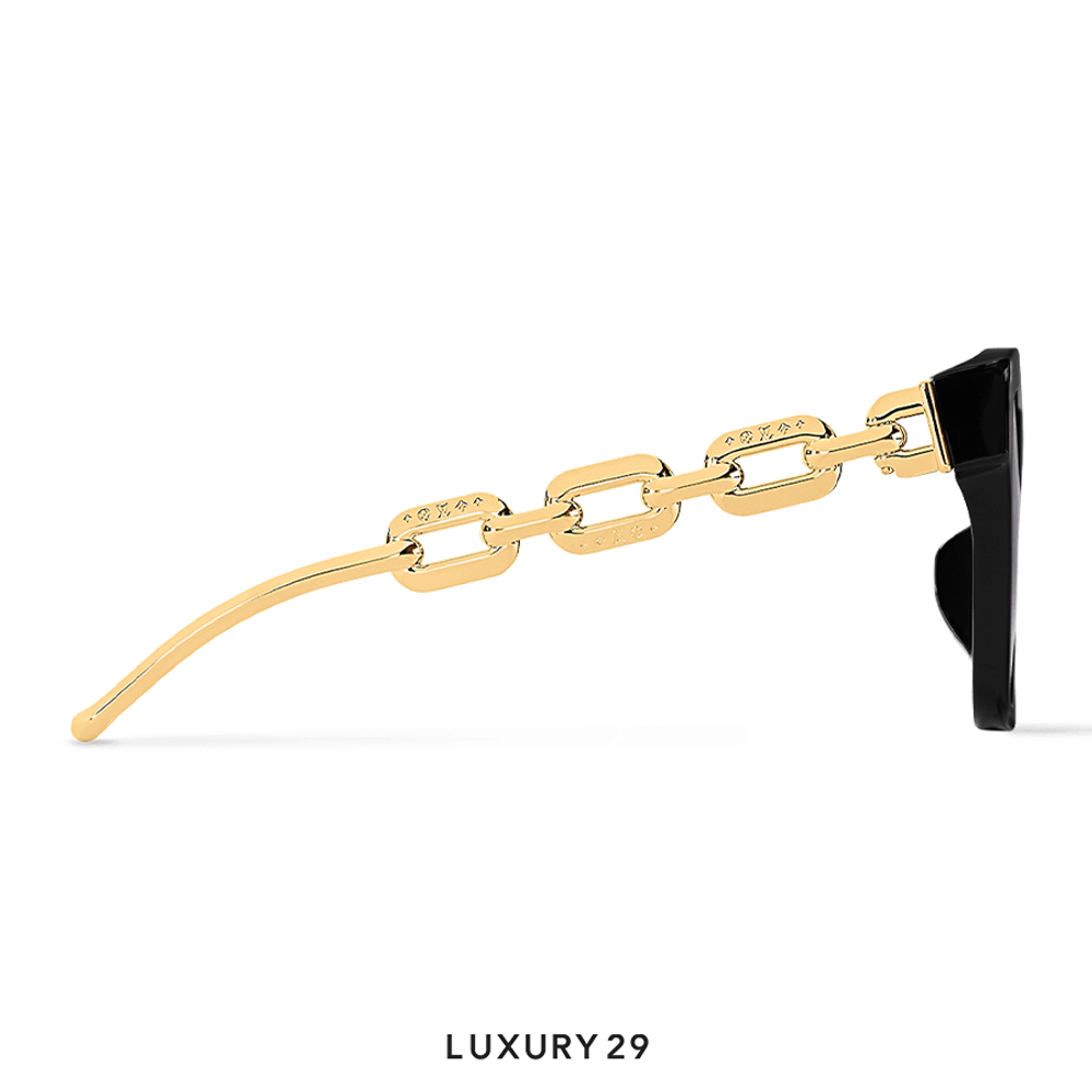 Louis Vuitton LV Edge NV SQ. Black W(Free Size, Black)