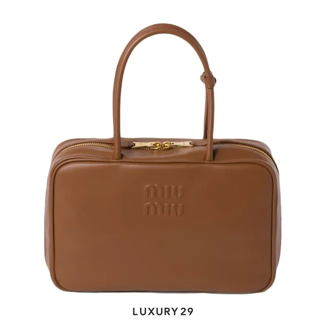 Miu Miu Leather Beau bag trick In Radica