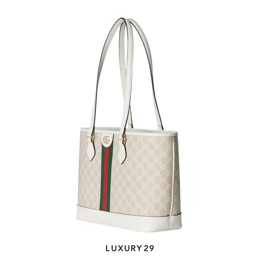 Gucci Ophidia medium tote bag White(Medium, White)
