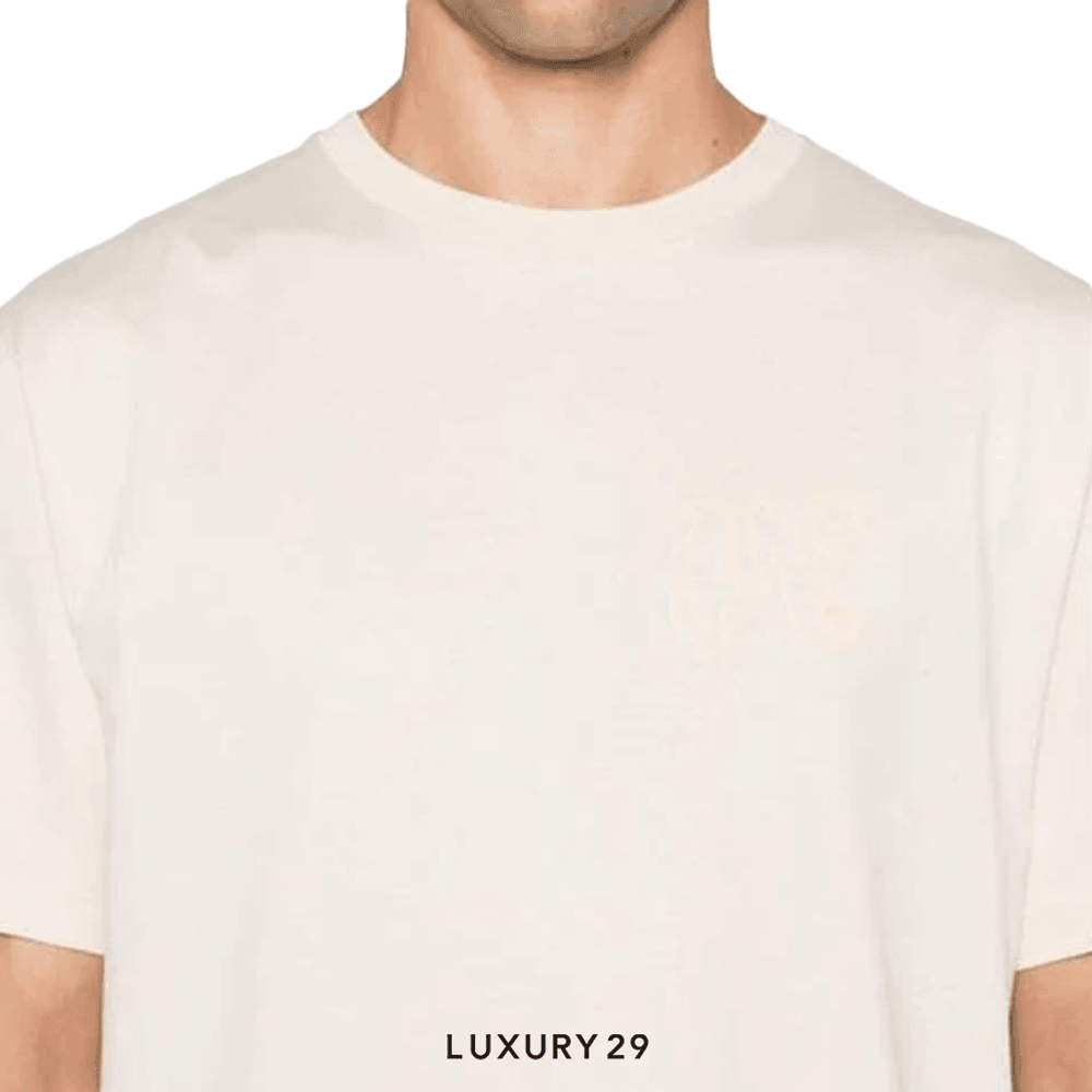 Palm Angels PA Monogram T-shirt(L, Neutrals)