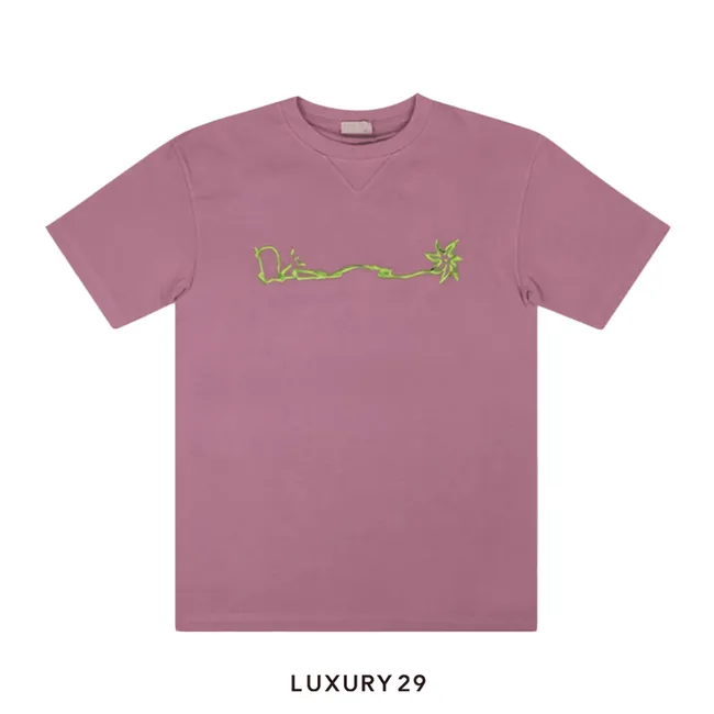 Dior X CACTUS JACK Oversized T-Shirt Mauve