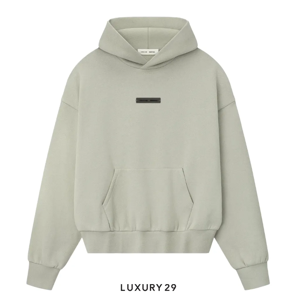 Fear of God Essentials Classic Fleece Hoodie Abbey Stone(XS, Grey)