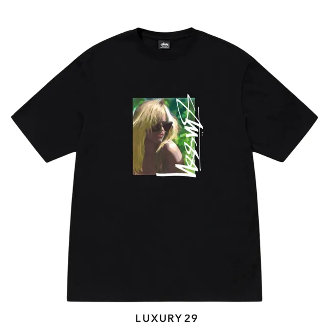 STUSSY LAURA TEE BLACK