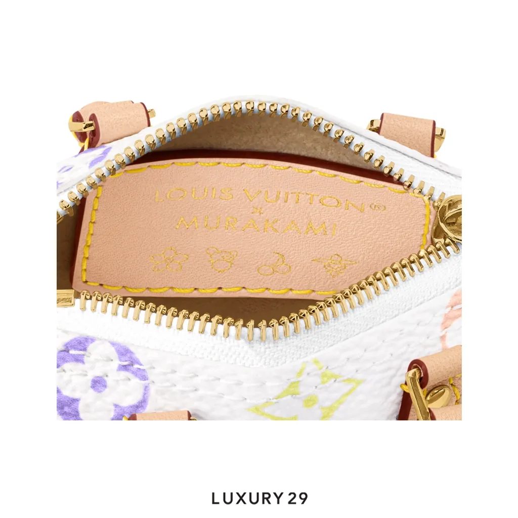 Louis Vuitton LV x TM Micro Speedy bag charm Multicolor(Micro, White)