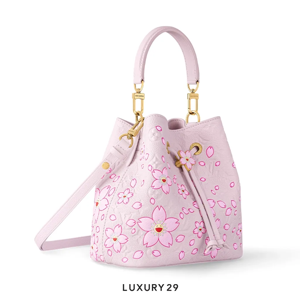 LOUIS VUITTON LV x TM NéoNoé BB Pearl Pink