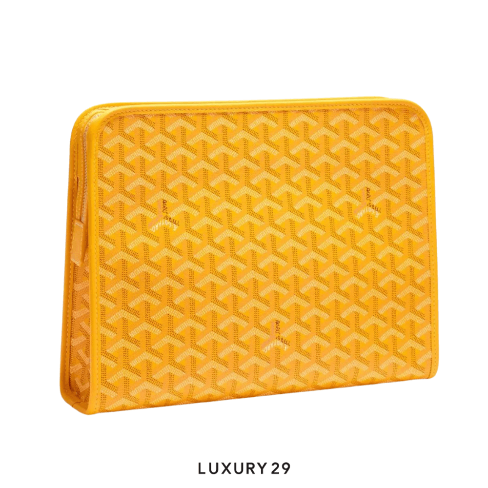 Goyard Jouvence GM Toiletry Bag Yellow(Large, Yellow)