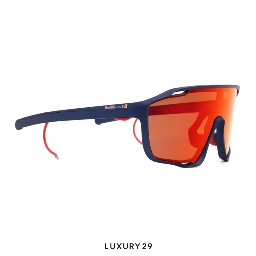 Red Bull Spect Sunglasses Kraft-02 Blue Gold(Free Size, Orange)