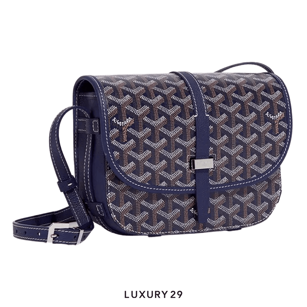 Goyard Belvedere PM Bag Navy Blue(Small, Blue)
