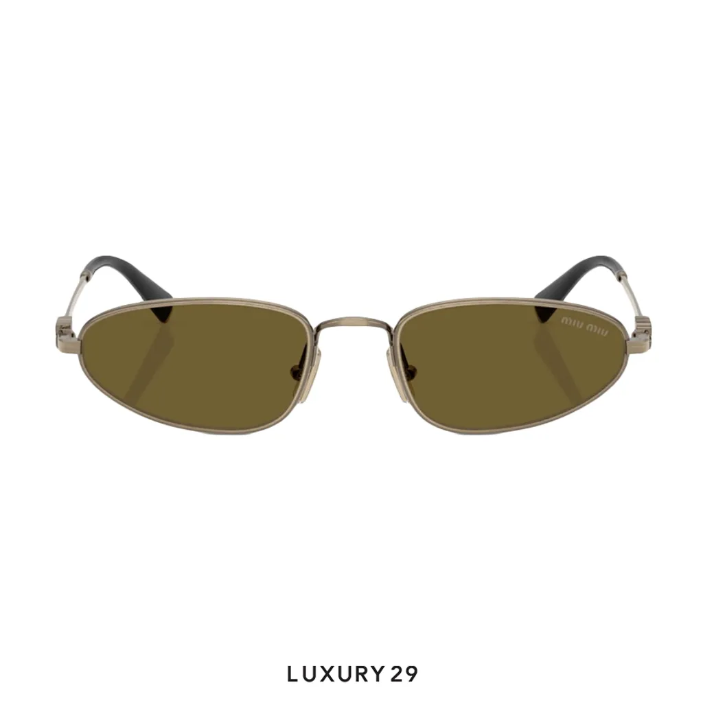 Miu Miu Sunglasses Lenses Loden(Free Size, Brown)
