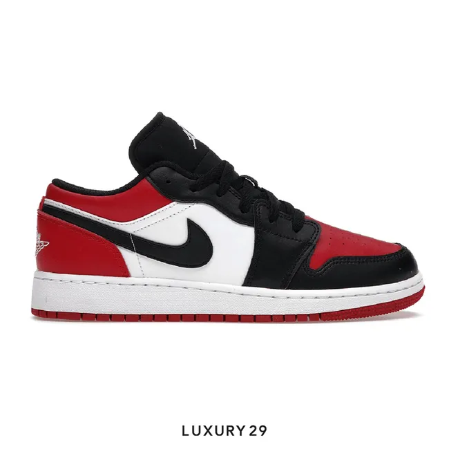 Nike Jordan 1 Low Bred Toe  (GS)