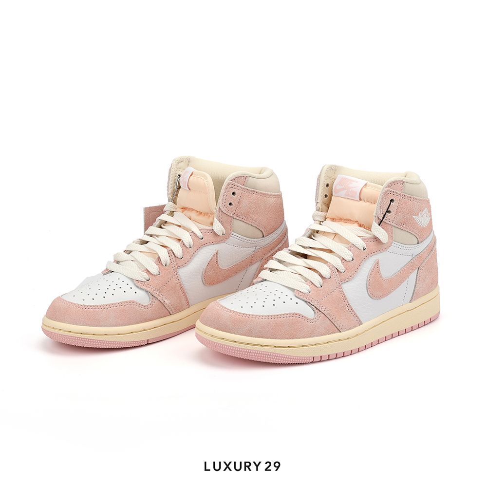 Nike Jordan 1 Retro High OG Washed Pink (Women's)(36.5, Pink)