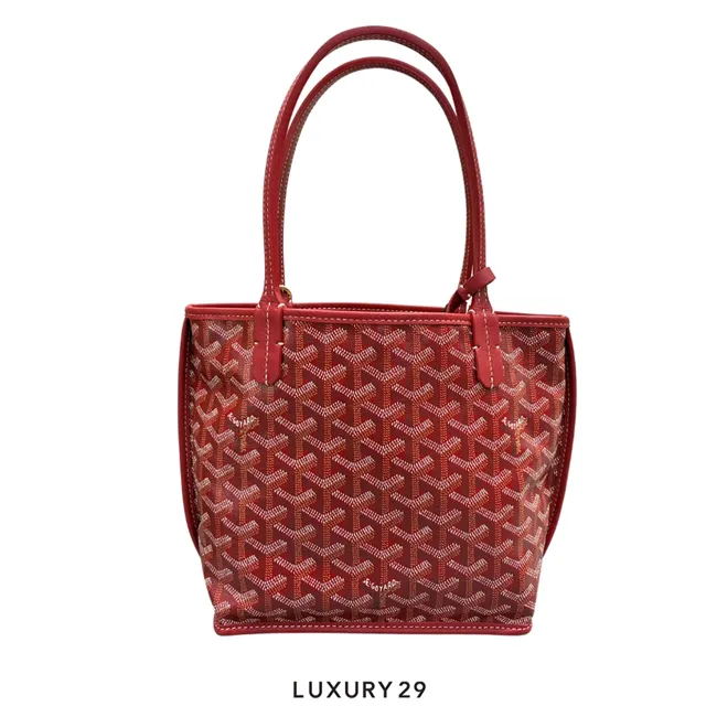 Goyard Anjou Mini Bag Red