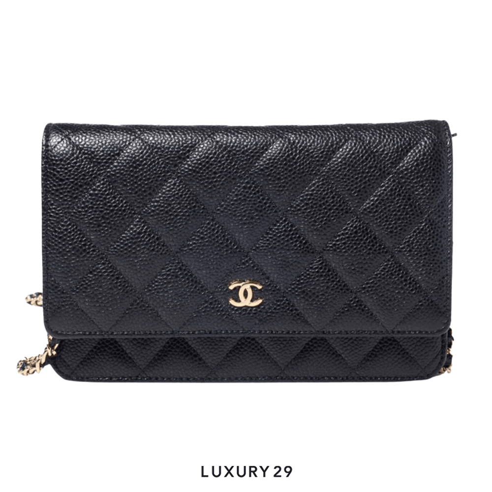 Chanel woc caviar gold hardware best sale