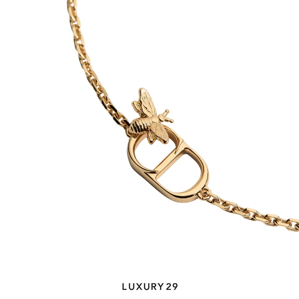 Dior CD Garden bracelet Gold-plated metal(Free Size, Gold)