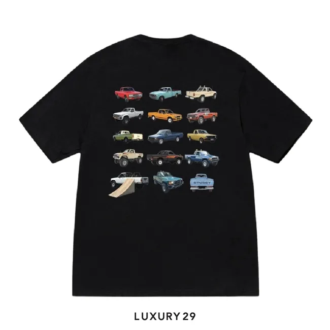 Stussy PICKUP TEE Black