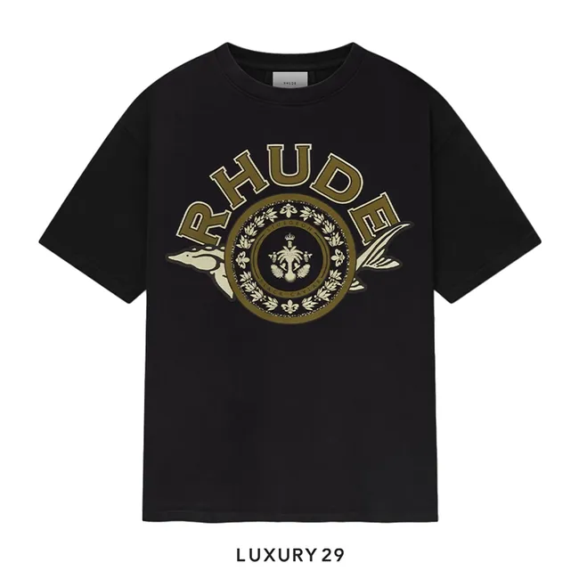 RHUDE CAVIAR TEE BLACK
