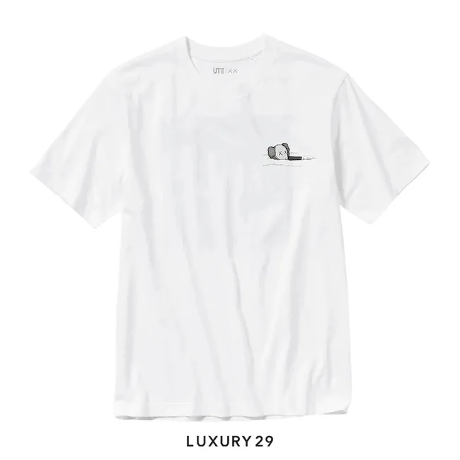 Uniqlo X KAWS UT Short Sleeve Artbook Cover T-Shirt White