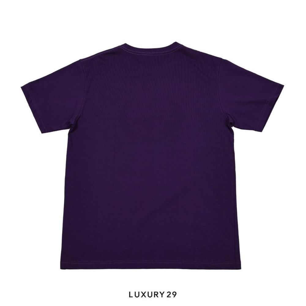 Dior Relaxed Fit T-Shirt Purple Cotton Jersey(S, Purple)