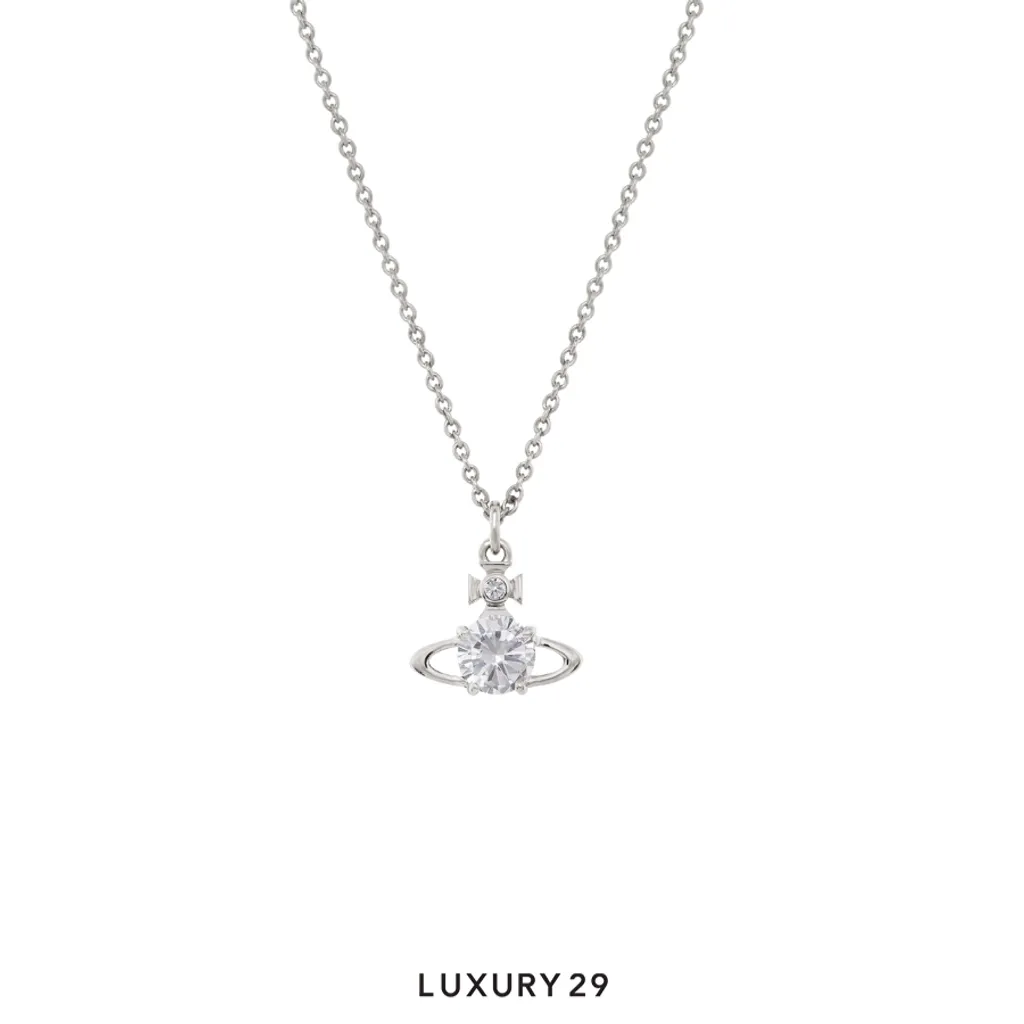 Vivienne westwood Reina Pendant SS26 SI U (SET4)(Free Size, Silver)