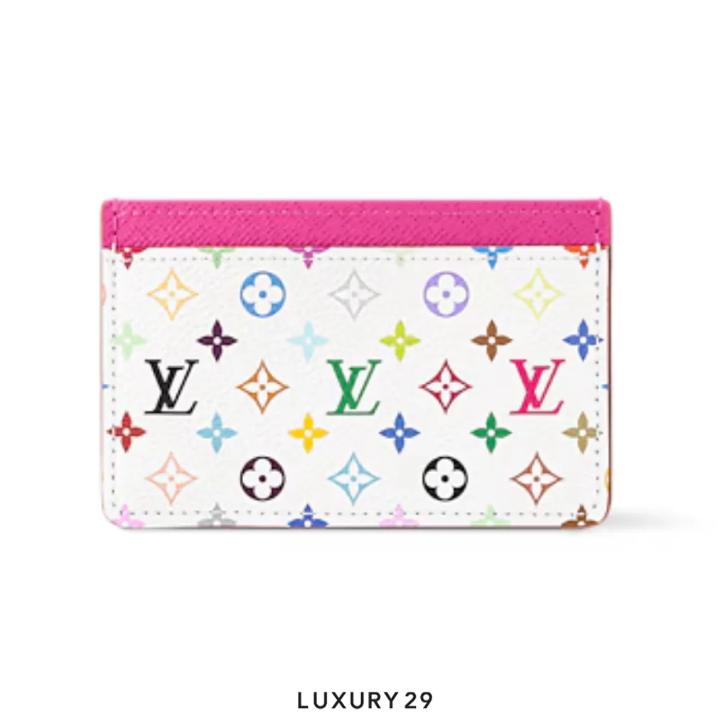 Louis Vuitton LV x TM Card Holder Monogram Canvas Multicolor(Small, White)