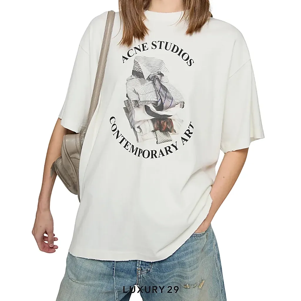 Acne Studios Printed t-shirt - relaxed off white(2XS, White)