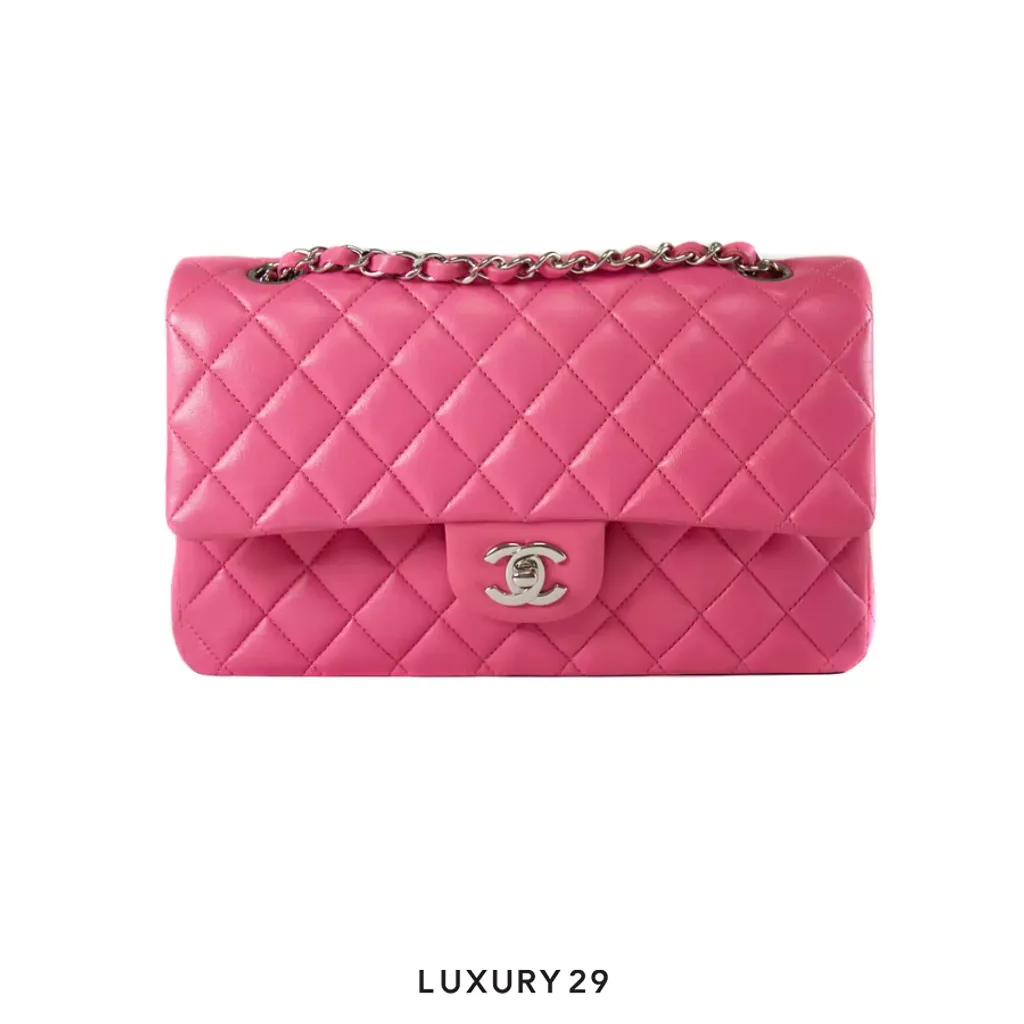 Chanel Classic Medium Flap Bag Pink(Medium, Pink)