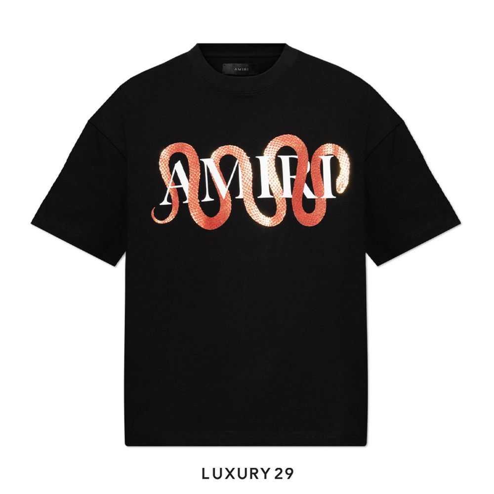 Amiri Snake Tee Black(M, Black)