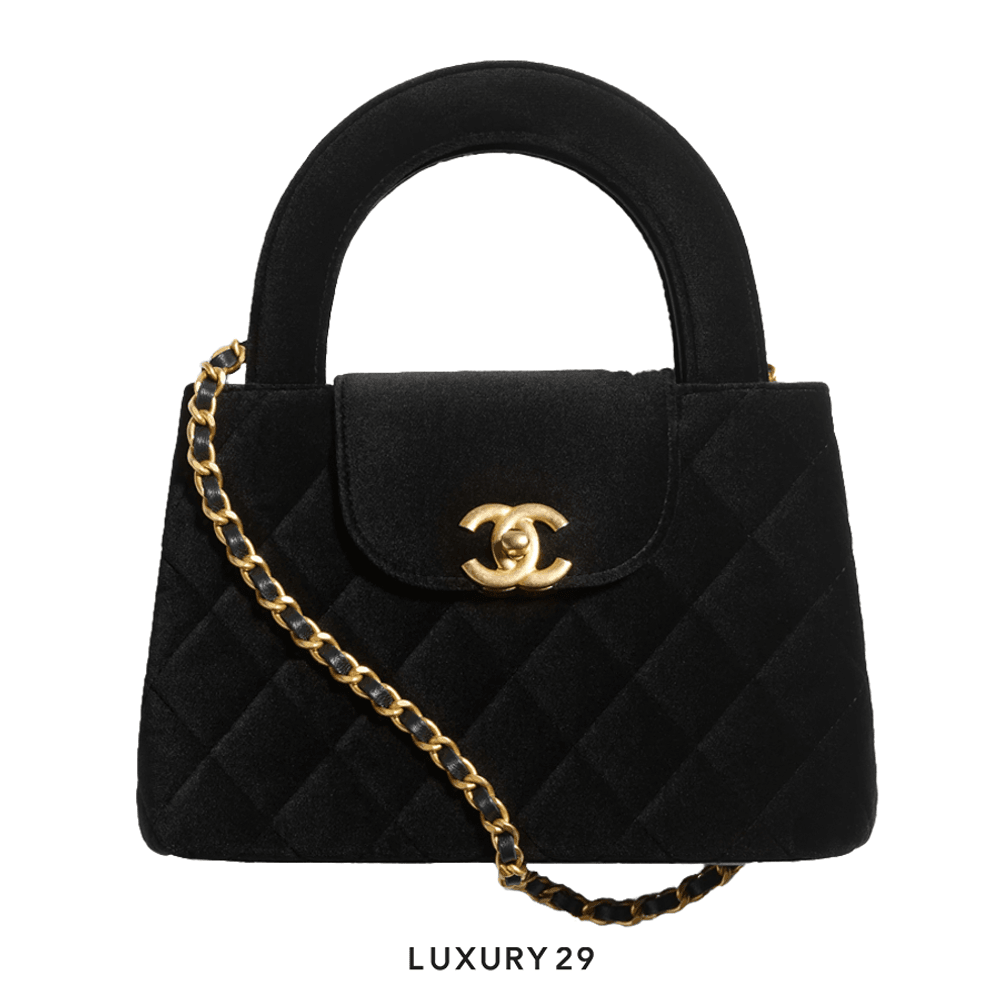 Chanel Mini Shopping Bag Velvet & Gold Metal