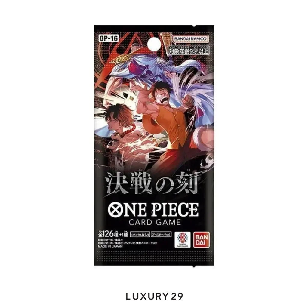 One Piece [OP-16] "The Time of Battle" Carton (JP)(Small, Black)