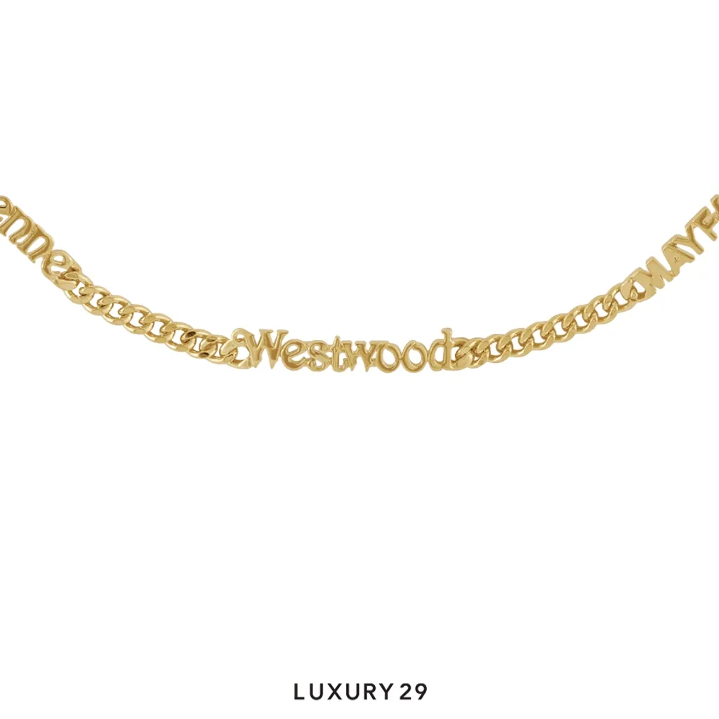 Vivienne westwood Millicent necklace SS26 GO U (SET12)(Free Size, Gold)
