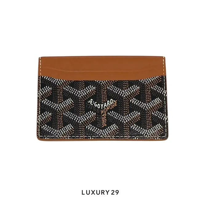 Goyard Saint-Sulpice Card Wallet Black & Tan