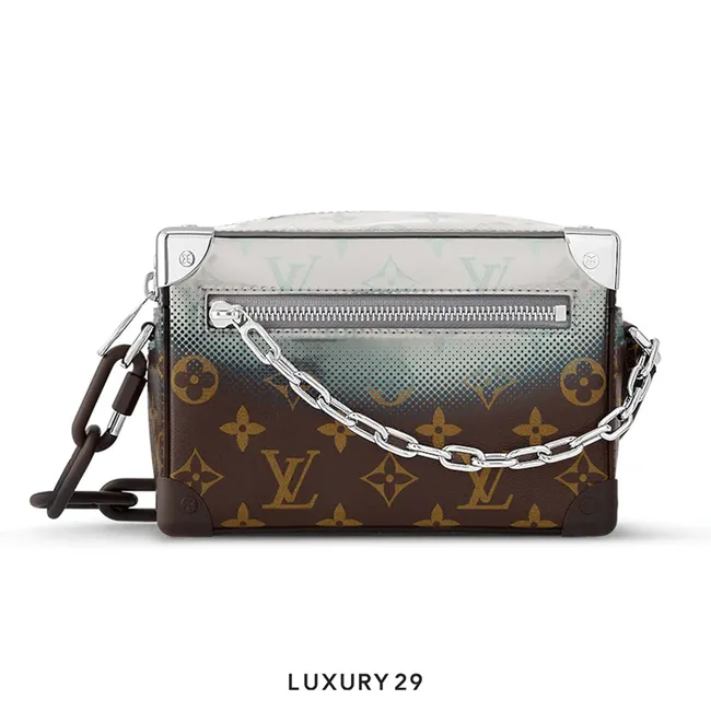 Louis Vuitton LV Mini Soft Trunk Bag Metallic Nebula Coated Canvas
