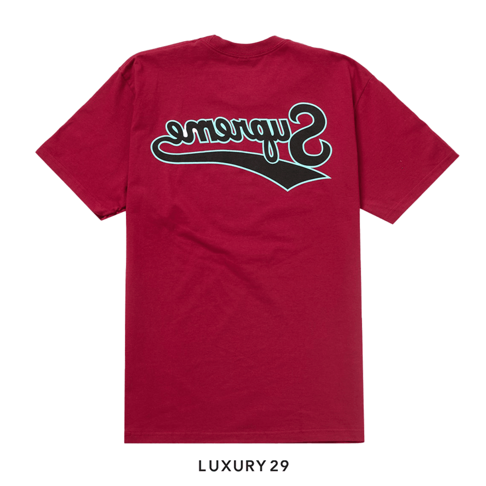 Supreme Backwards Tee 'Cardinal'(XL, Red)