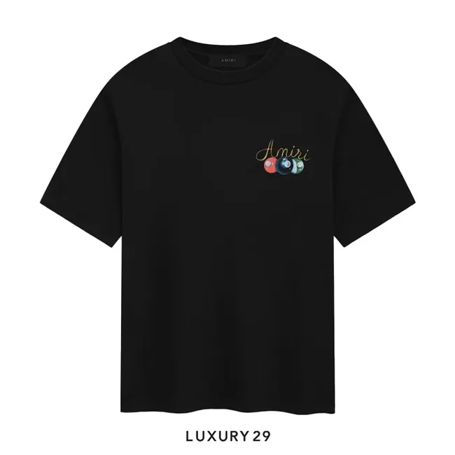 AMIRI Pool Cue Tee in Black