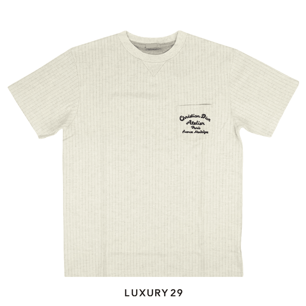 Dior Oversized Atelier T-Shirt Cream(XL, Neutrals)