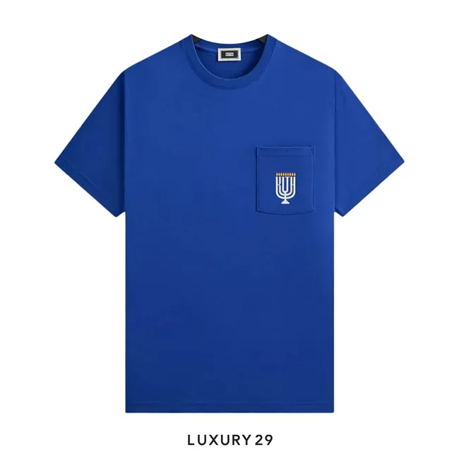 Kith Menorah Pocket Tee Current