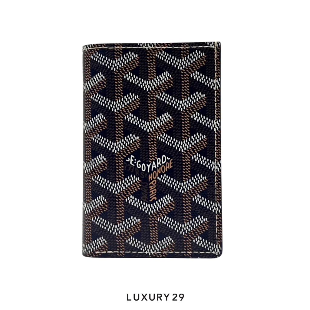 Goyard Saint-Pierre Card Wallet Navy Blue(Small, Blue)