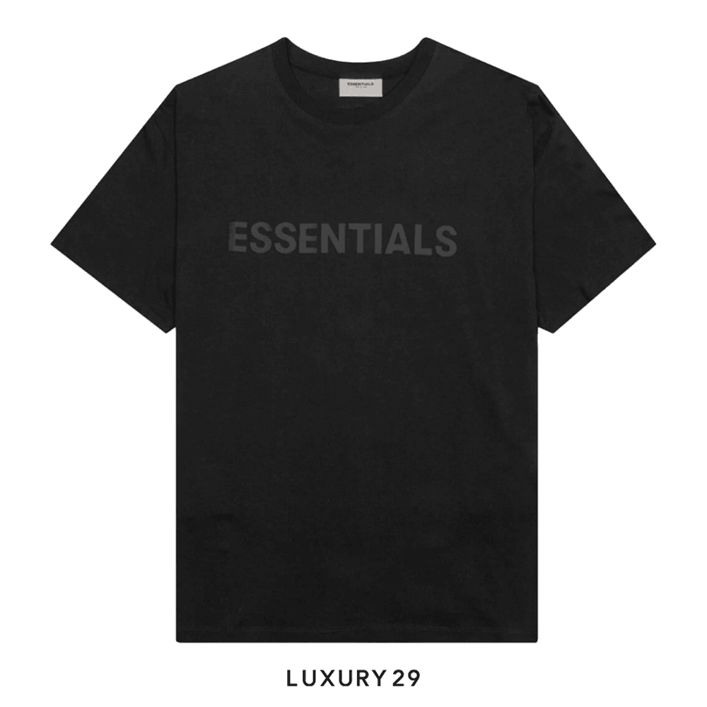 Essentials Fear Of God T-Shirt Black(XS, Black)