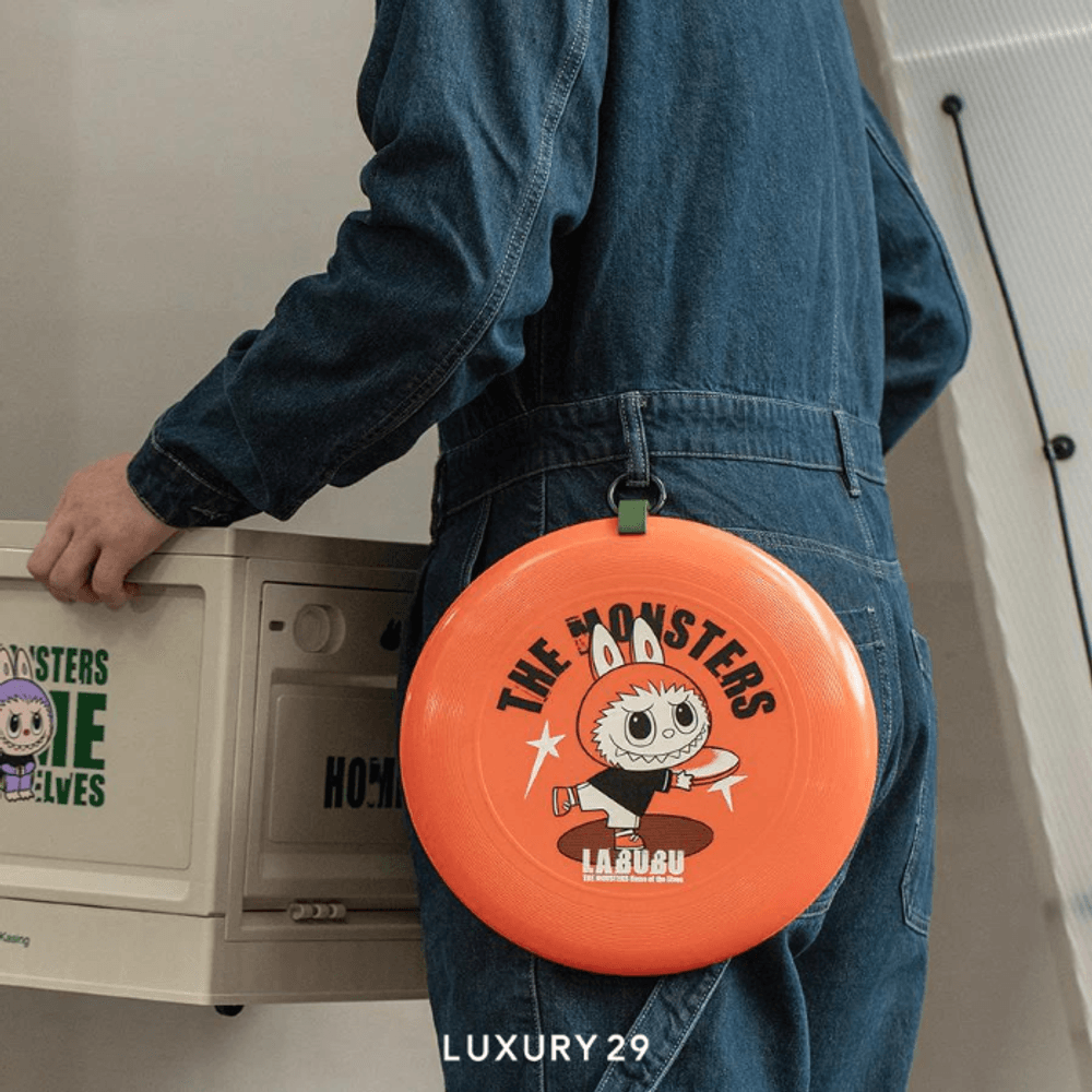 POP MART The Monsters Home of the Elves Series Flying Disc(Free Size, Orange)