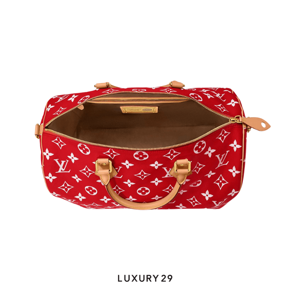 Louis Vuitton LV Speedy P9 Bandouliere 50(Maxi, Red)