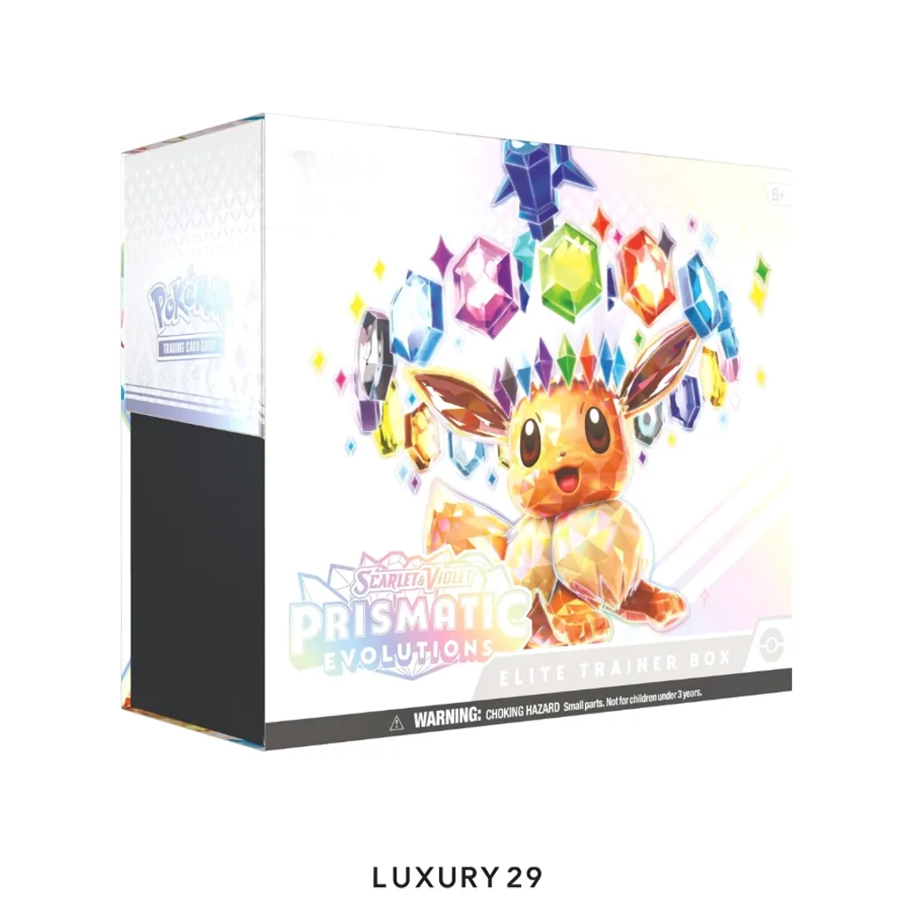 Pokemon TCG: scarlet & violet prismatic evolutions elite trainer box (EN)(Small, Multicolour)