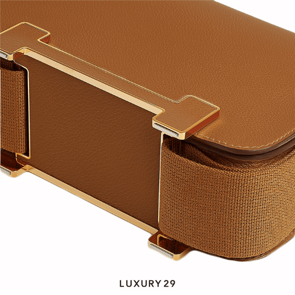 Hermes Geta Bag(Small, Brown)