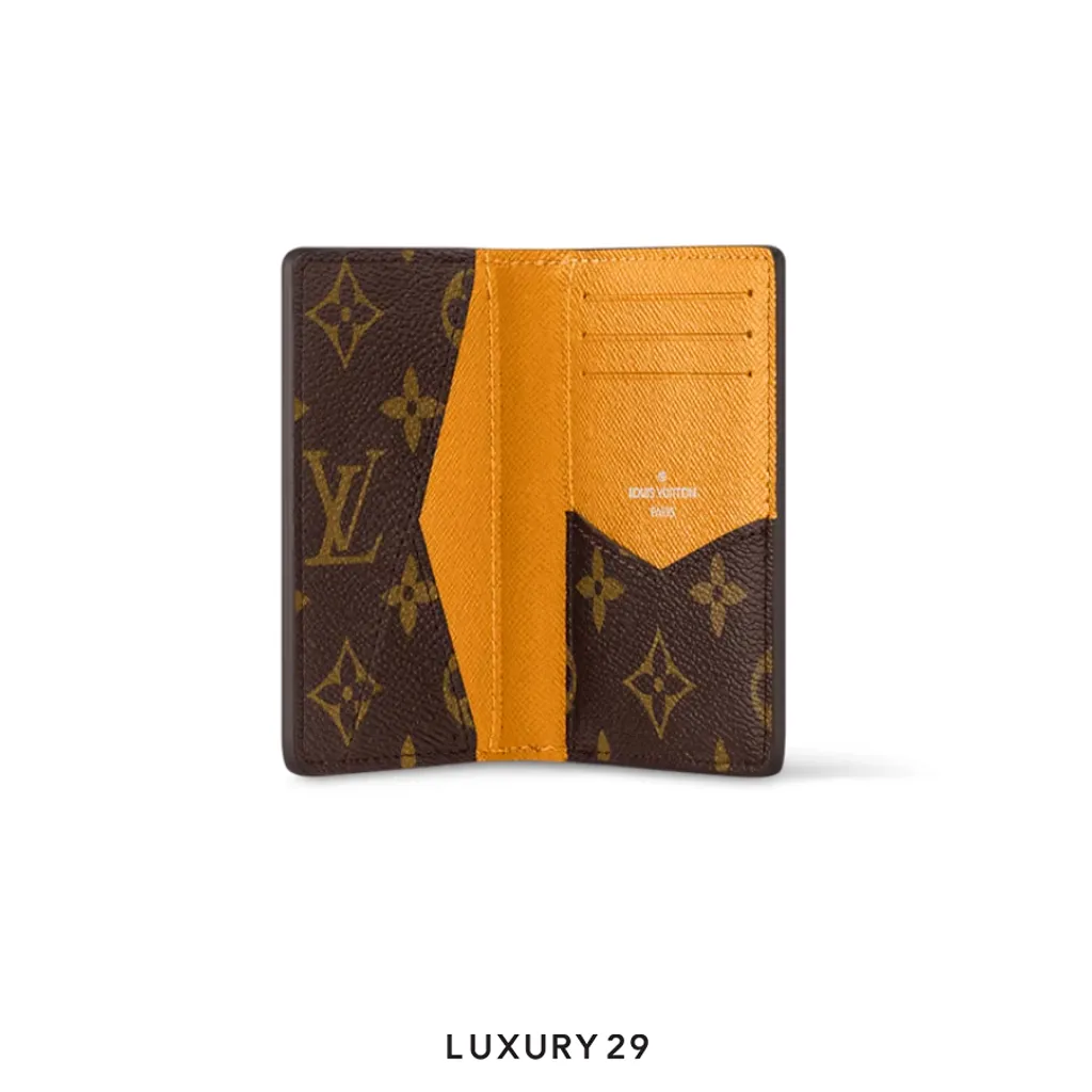 Louis Vuitton LV Pocket Organizer Safran Yellow(Small, Yellow)