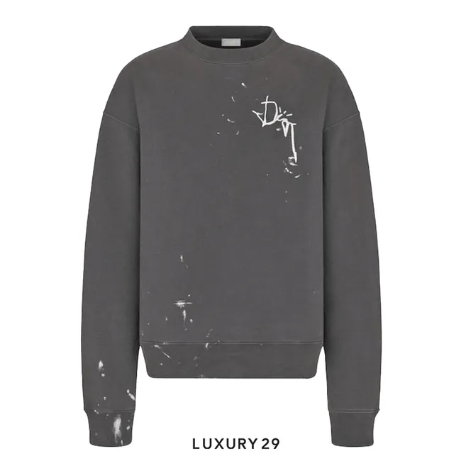Dior X CACTUS JACK Oversized Sweatshirt Gray
