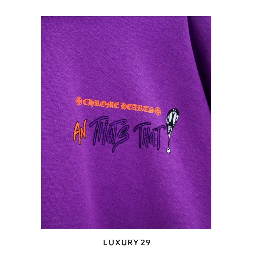 Chrome Hearts Matty Boy PURRELLE Graffiti Hoodie(M, Purple)