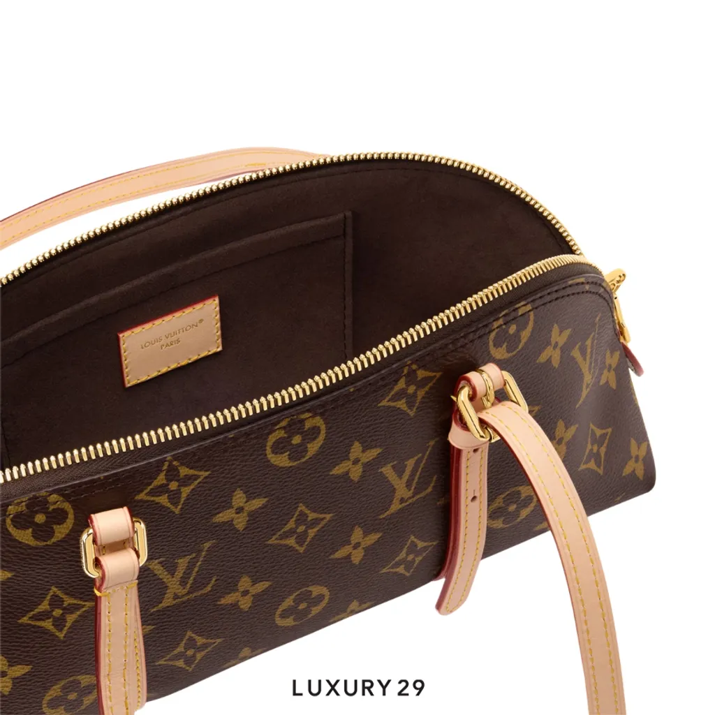 Louis Vuitton LV Squire East West bag Monogram(Small, Brown)