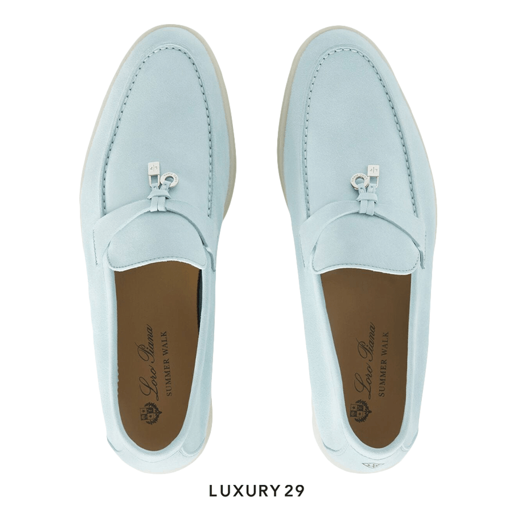 靴 Loro Piana Summer Charms Walk Summer Charms Walk Loafer Suede Rain Drops | Loro Piana US