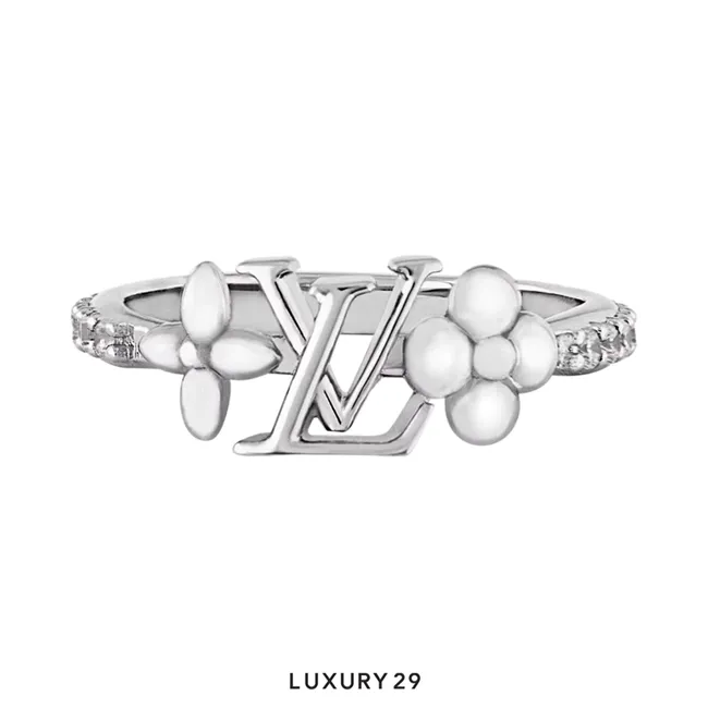 Louis Vuitton LV Iconic Ring Palladium Size M